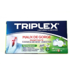 TRIPLEX MAUX DE GORGE PEPPERMINT 16 COMPRIMES
