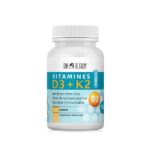 BIOHERBS VITAMINE D3 + K2 60 GELLULES