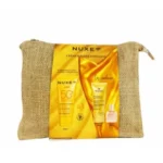NUXE SUN TROUSSE CREME FONDANTE SPF50+ 50ML + PRODIGIEUX HUILE DE DOUCHE 30ML+ HUILE PRODIGIEUSE OR FLORALE 10ML OFFERTS