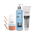 Striderma pack MIXTE A GRASSE ECRAN SOLAIRE ANTI TACHE + GEL NETTOYANT 250 ML + Creme Main Eclaircissant 100 ML OFFERT