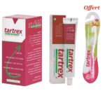 TARTREX PACK SOIN COMPLET BAIN DE BOUCHE 250 ML + DENTIFRICE GENCIVE + BROSSE A DENTE OFFERT