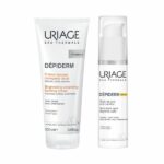 URIAGE DEPIDERM SOIN DE JOUR ANTI TACHES SPF50 30ML + URIAGE DEPIDERM Mousse Nettoyante Clarifiante,100ml