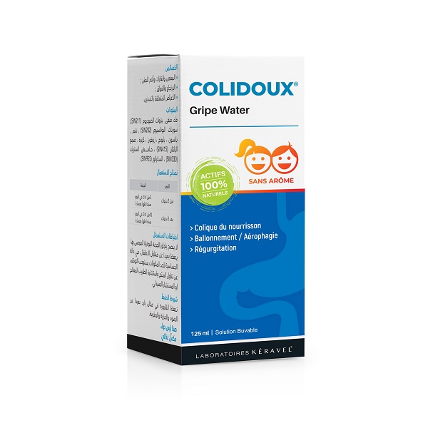 KERAVEL COLIDOUX gripe water kids sirop 125ml