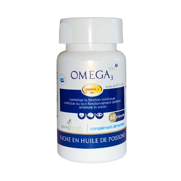 YOUNG HEALTH OMEGA 3 60 CAPSULES