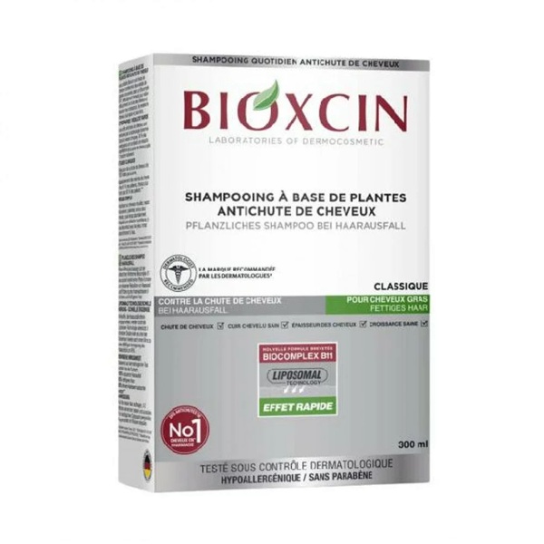 BIOXCIN SHAMPOOING ANTI CHUTE CHEVEUX GRAS 300ML