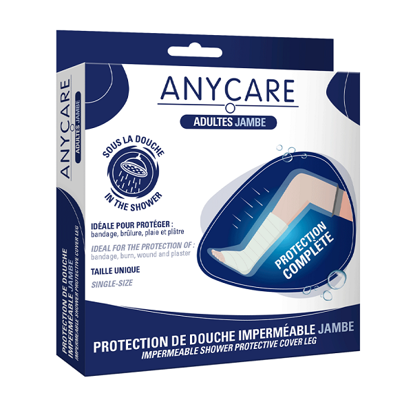 Protection de douche Imperméable Adultes Jambe- Anycare