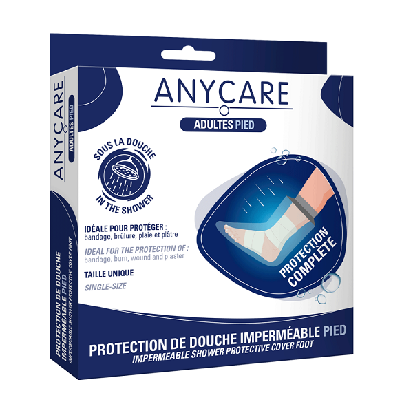 Protection de douche Imperméable Adultes Pied - Anycare